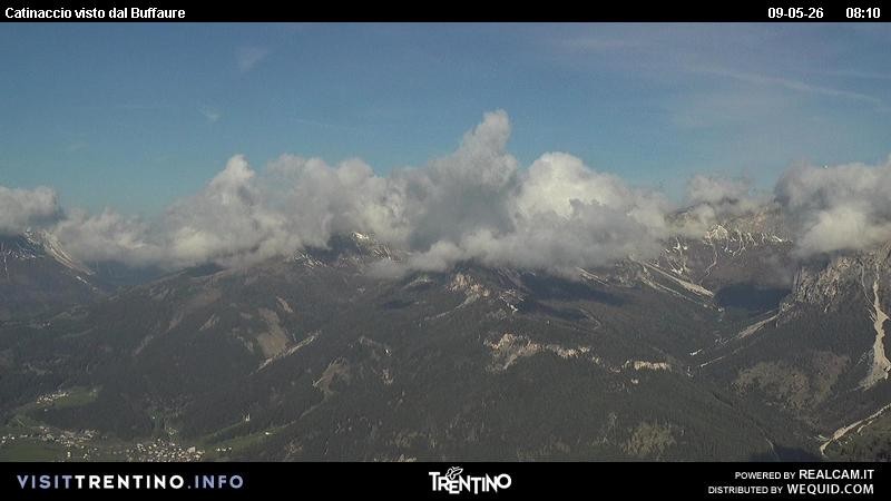 Archiv Foto Webcam Fassatal Rosengartengruppe