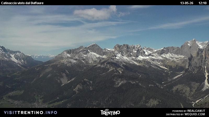 Archiv Foto Webcam Fassatal Rosengartengruppe