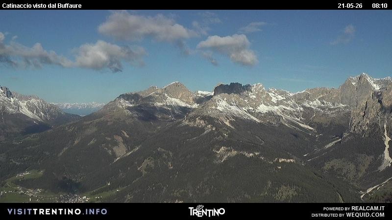 Archiv Foto Webcam Fassatal Rosengartengruppe