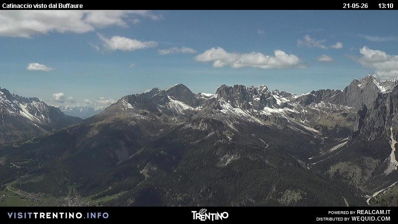 Archiv Foto Webcam Fassatal Rosengartengruppe