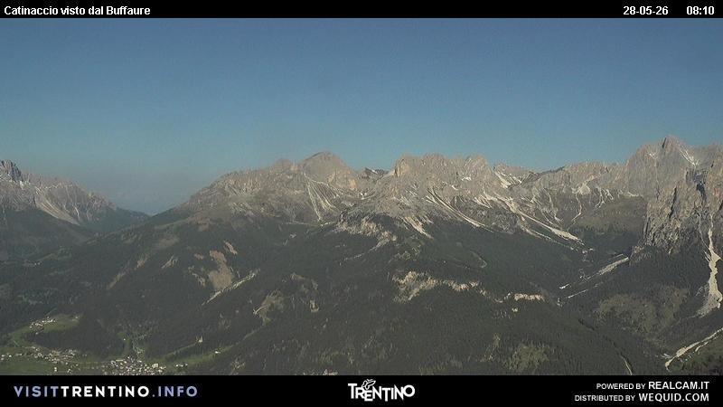 Archiv Foto Webcam Fassatal Rosengartengruppe