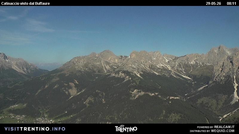 Archiv Foto Webcam Fassatal Rosengartengruppe