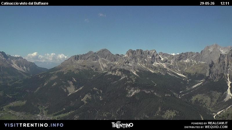 Archiv Foto Webcam Fassatal Rosengartengruppe