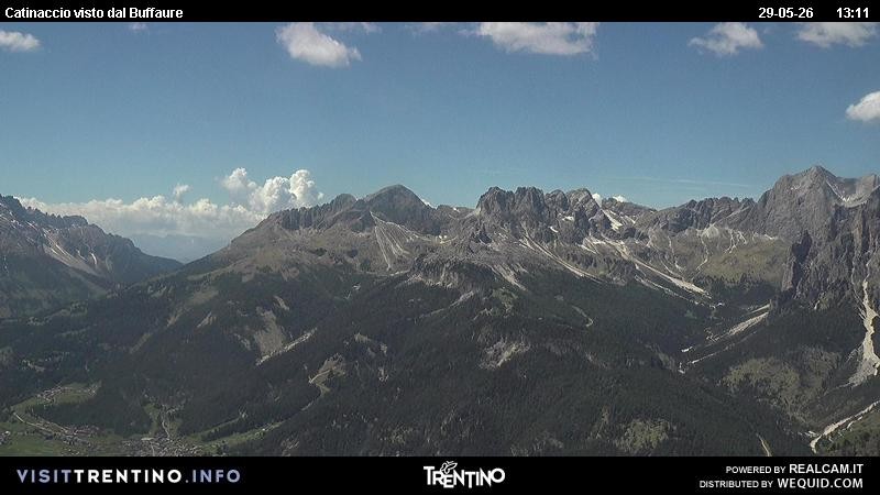 Archiv Foto Webcam Fassatal Rosengartengruppe