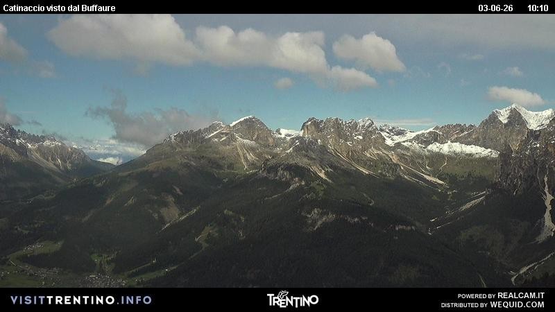 Archived image Webcam Buffaure - Gruppo del Catinaccio