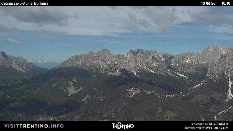 Archiv Foto Webcam Fassatal Rosengartengruppe