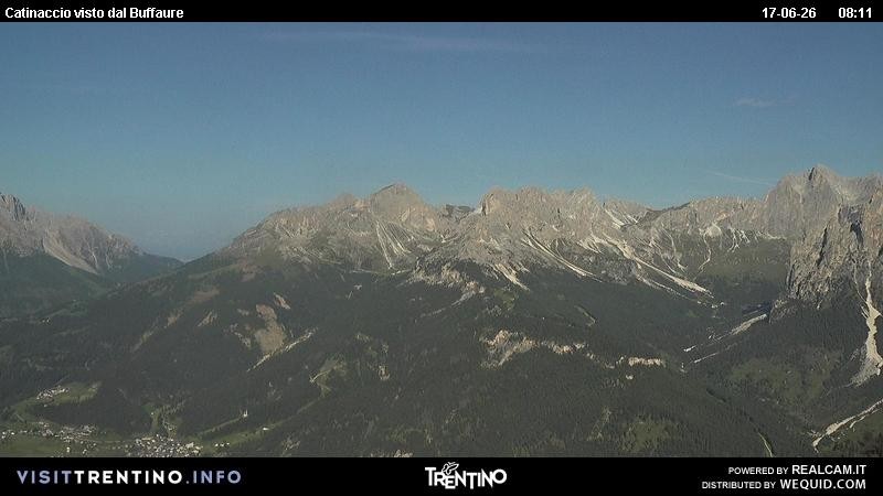 Archived image Webcam Buffaure - Gruppo del Catinaccio
