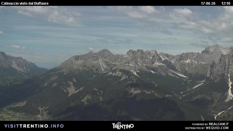 Archiv Foto Webcam Fassatal Rosengartengruppe