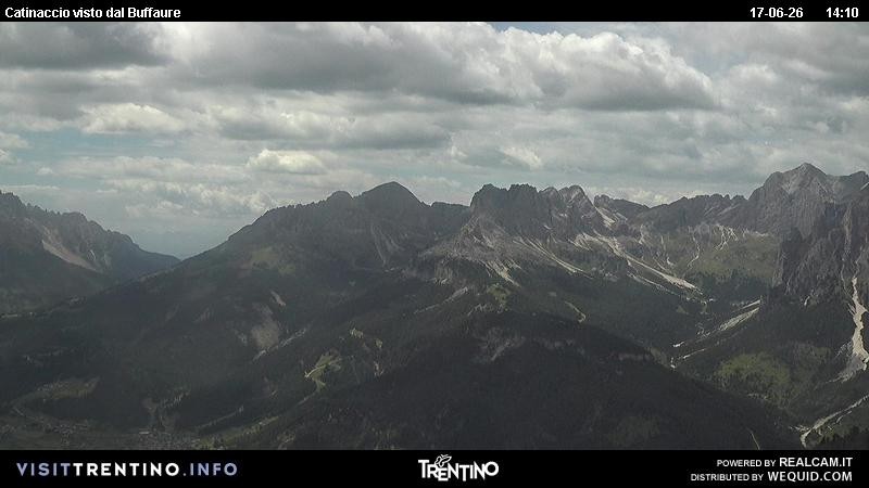Archiv Foto Webcam Fassatal Rosengartengruppe