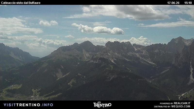 Archiv Foto Webcam Fassatal Rosengartengruppe