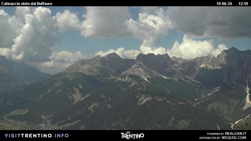 Archiv Foto Webcam Fassatal Rosengartengruppe
