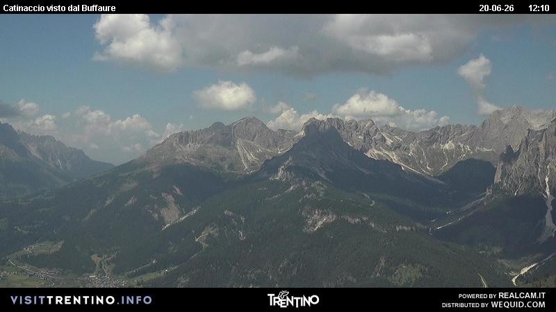 Archiv Foto Webcam Fassatal Rosengartengruppe