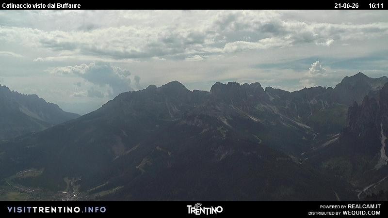 Archiv Foto Webcam Fassatal Rosengartengruppe