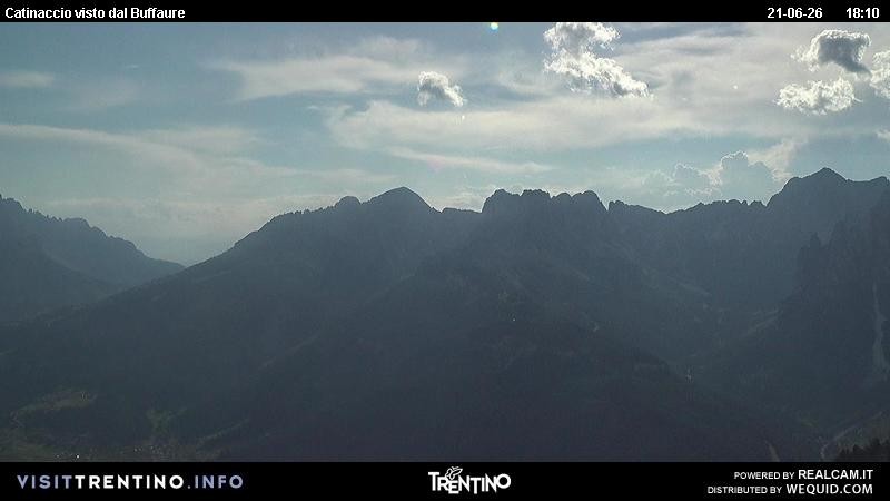 Archiv Foto Webcam Fassatal Rosengartengruppe