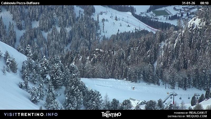 Archiv Foto Webcam Pozza-Buffaure