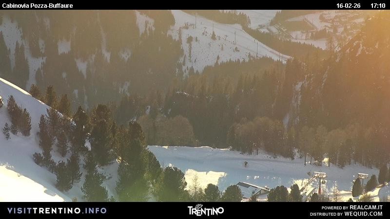 Archiv Foto Webcam Pozza-Buffaure