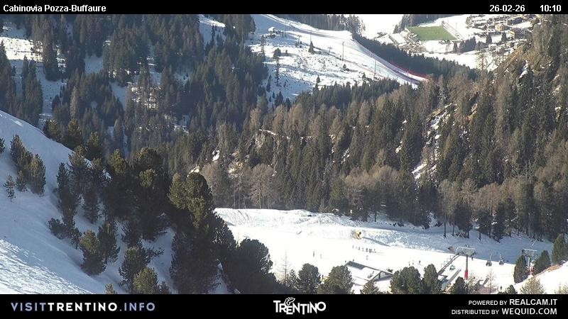 Archiv Foto Webcam Pozza-Buffaure