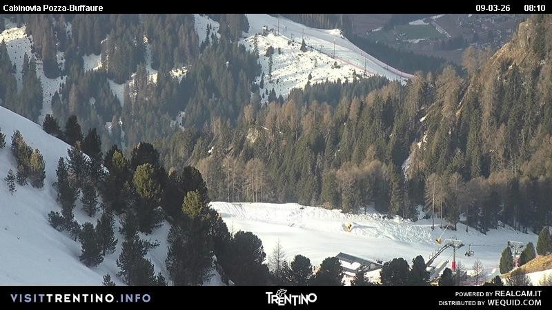 Archiv Foto Webcam Pozza-Buffaure