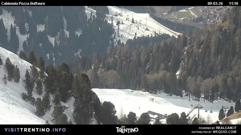 Archiv Foto Webcam Pozza-Buffaure