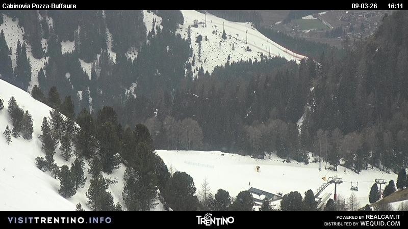 Archiv Foto Webcam Pozza-Buffaure