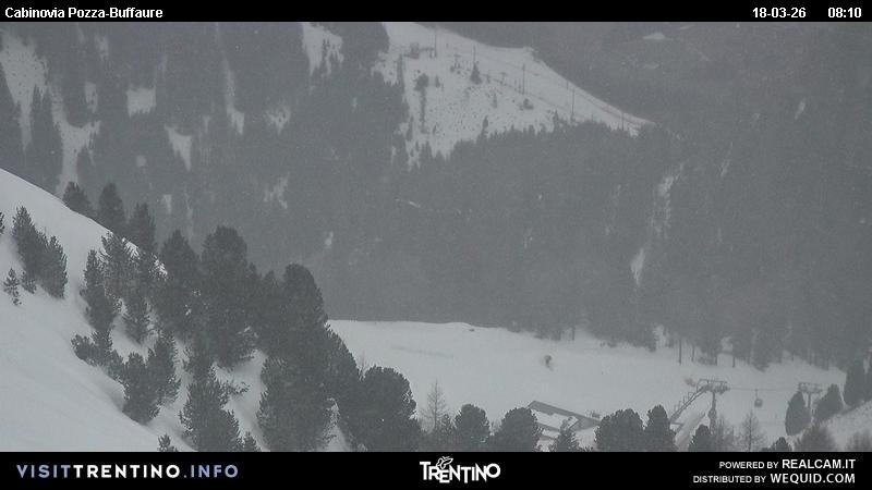 Archiv Foto Webcam Pozza-Buffaure