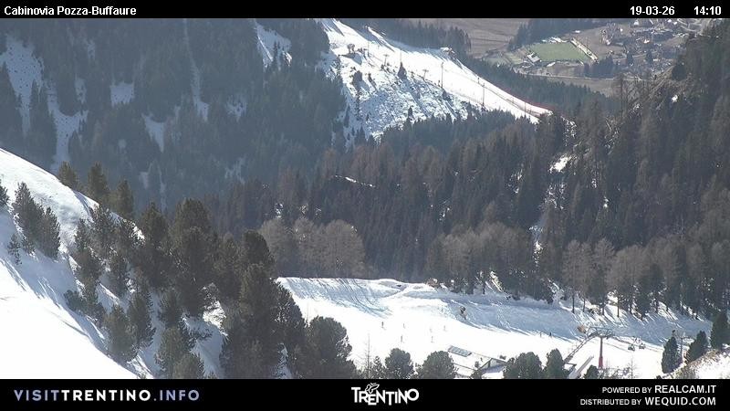 Archiv Foto Webcam Pozza-Buffaure