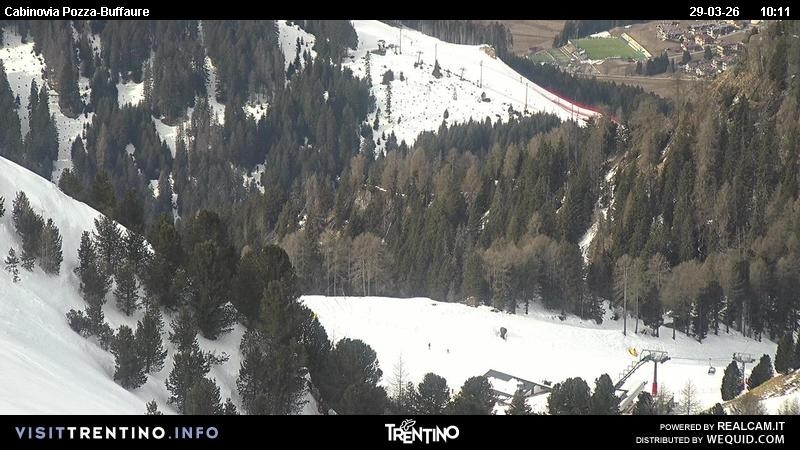 Archiv Foto Webcam Pozza-Buffaure