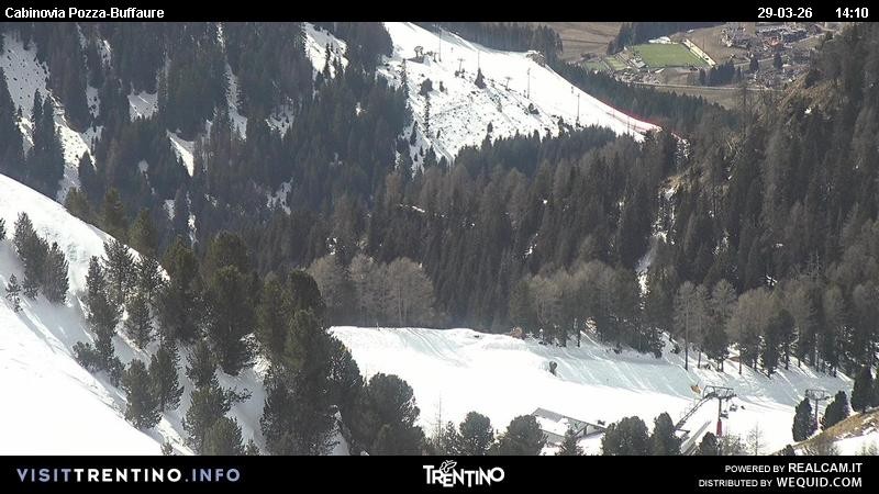 Archiv Foto Webcam Pozza-Buffaure