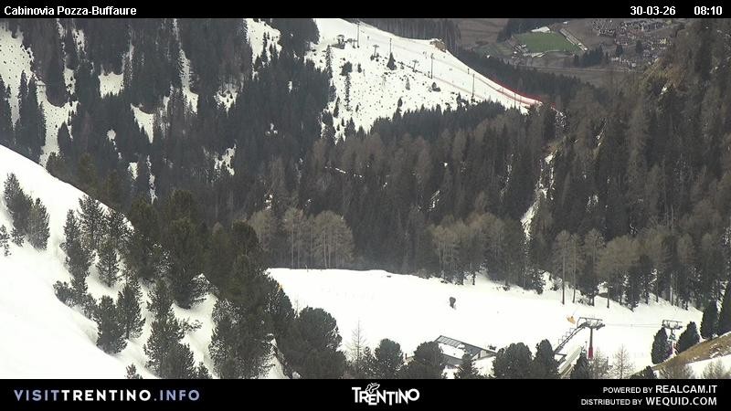 Archiv Foto Webcam Pozza-Buffaure