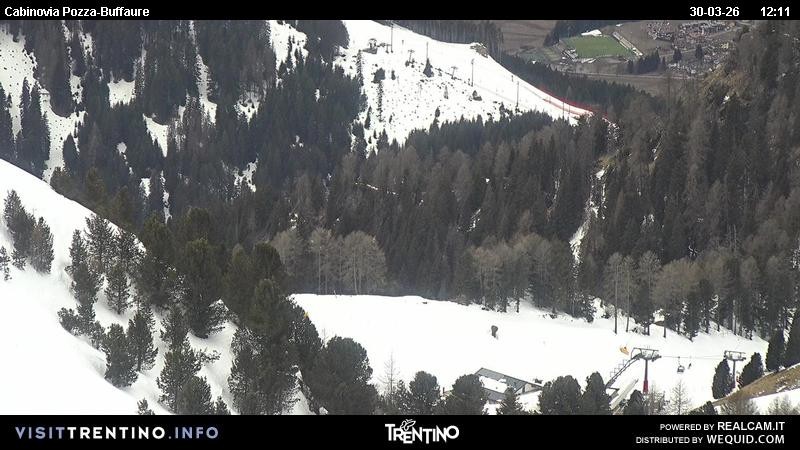 Archiv Foto Webcam Pozza-Buffaure