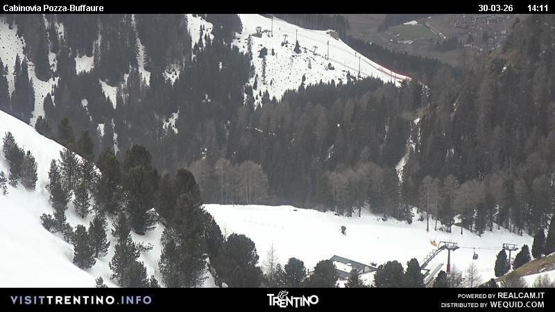 Archiv Foto Webcam Pozza-Buffaure