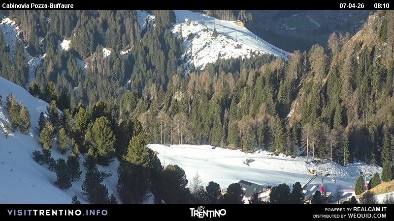 Archiv Foto Webcam Pozza-Buffaure