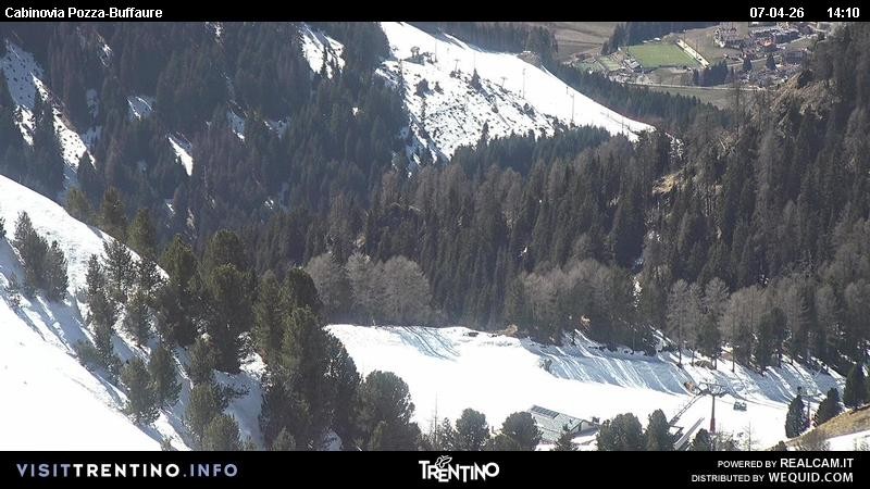 Archiv Foto Webcam Pozza-Buffaure