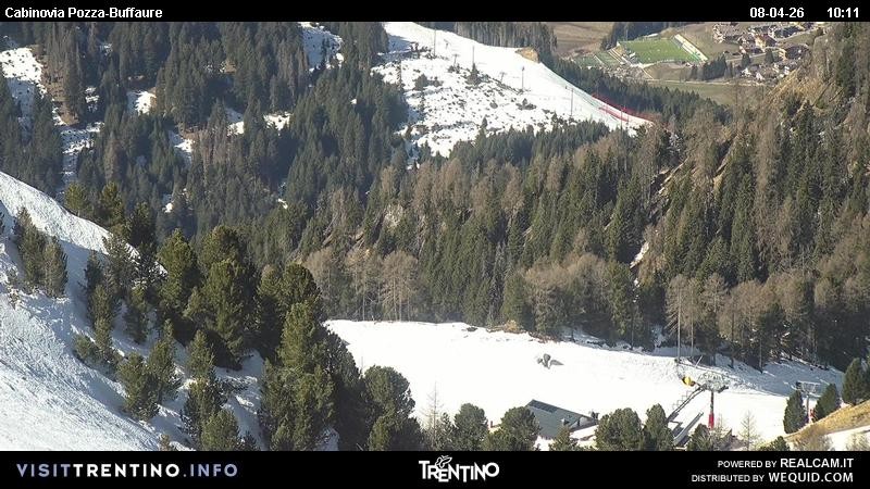 Archiv Foto Webcam Pozza-Buffaure