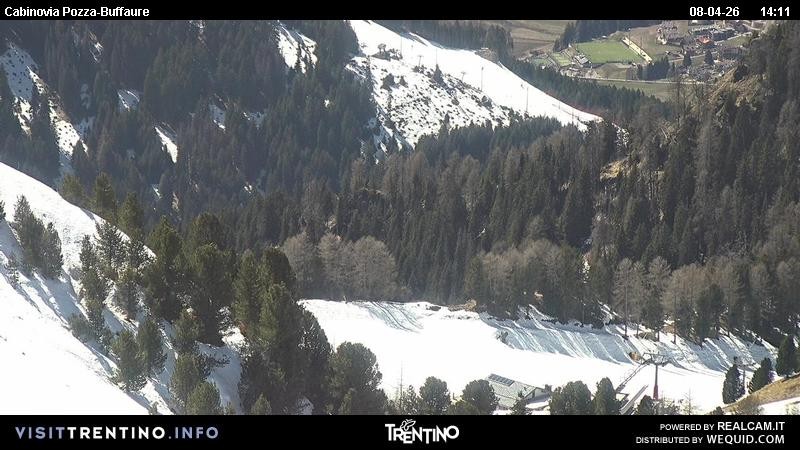 Archiv Foto Webcam Pozza-Buffaure