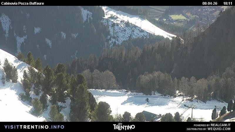 Archiv Foto Webcam Pozza-Buffaure