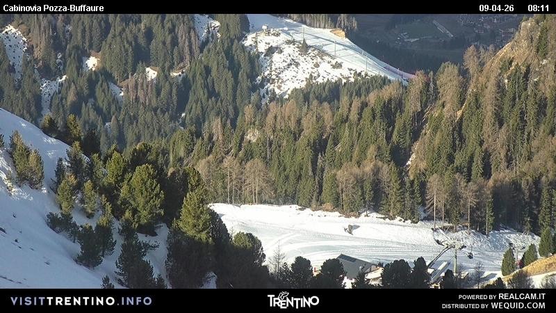 Archiv Foto Webcam Pozza-Buffaure