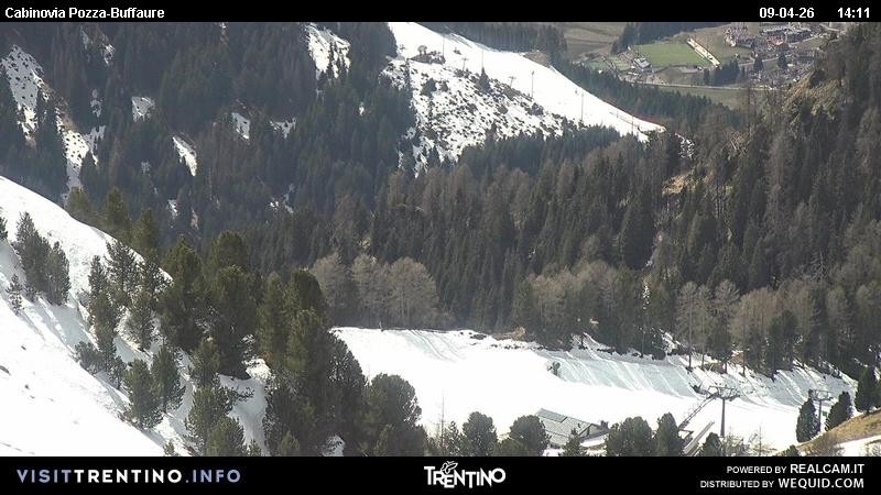 Archiv Foto Webcam Pozza-Buffaure