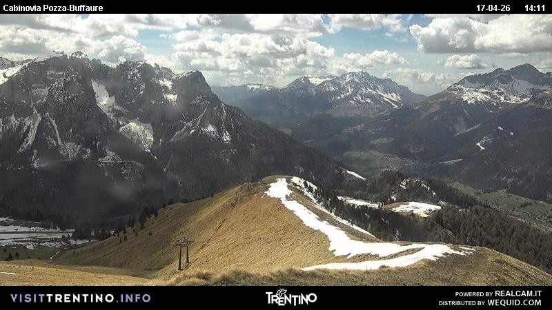 Archiv Foto Webcam Pozza-Buffaure