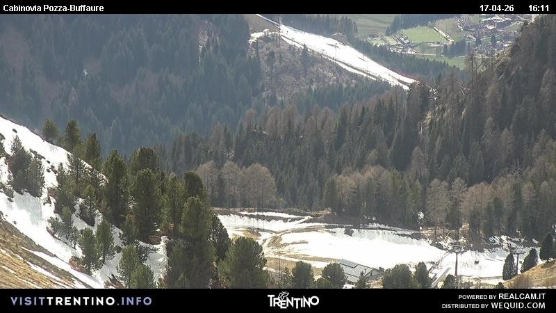 Archiv Foto Webcam Pozza-Buffaure