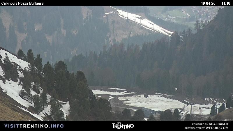 Archiv Foto Webcam Pozza-Buffaure