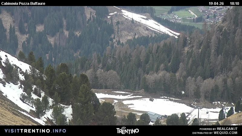 Archiv Foto Webcam Pozza-Buffaure