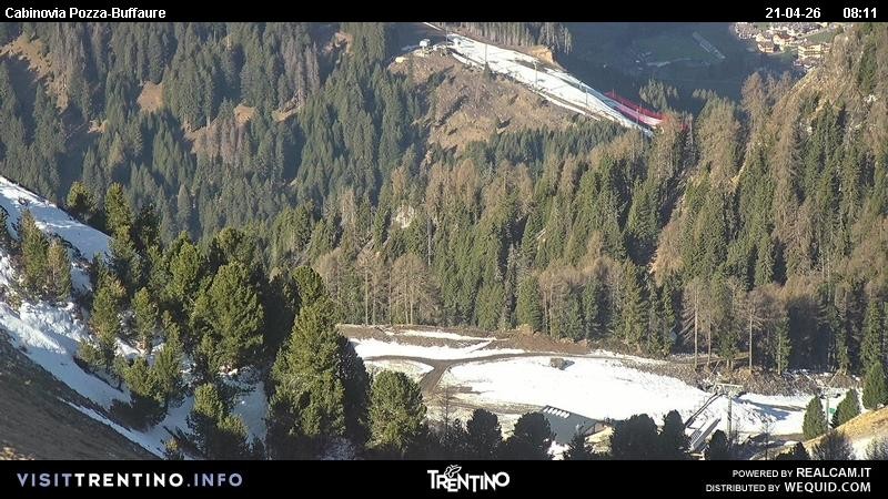 Archiv Foto Webcam Pozza-Buffaure