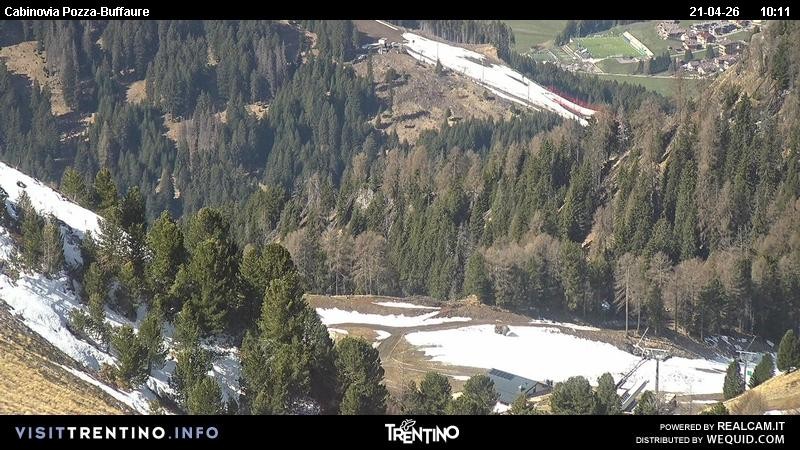 Archiv Foto Webcam Pozza-Buffaure