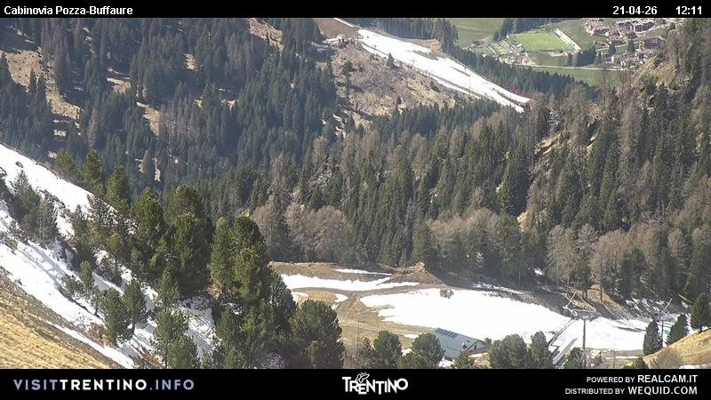 Archiv Foto Webcam Pozza-Buffaure