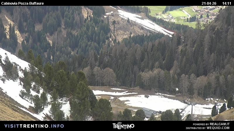 Archived image Webcam Buffaure - Col de Valvacin