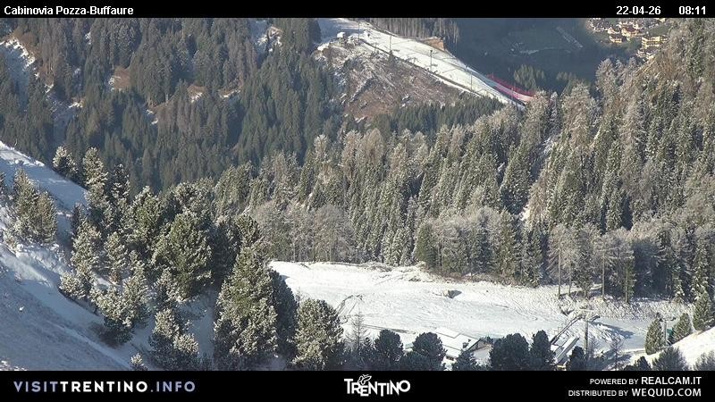 Archiv Foto Webcam Pozza-Buffaure