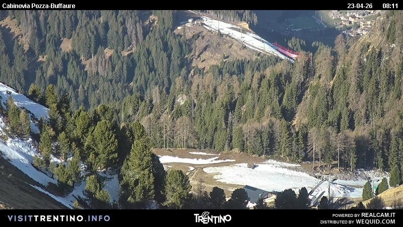 Archiv Foto Webcam Pozza-Buffaure