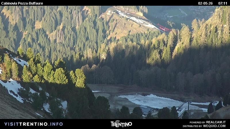 Archiv Foto Webcam Pozza-Buffaure