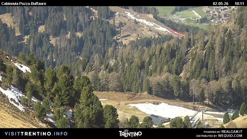 Archiv Foto Webcam Pozza-Buffaure